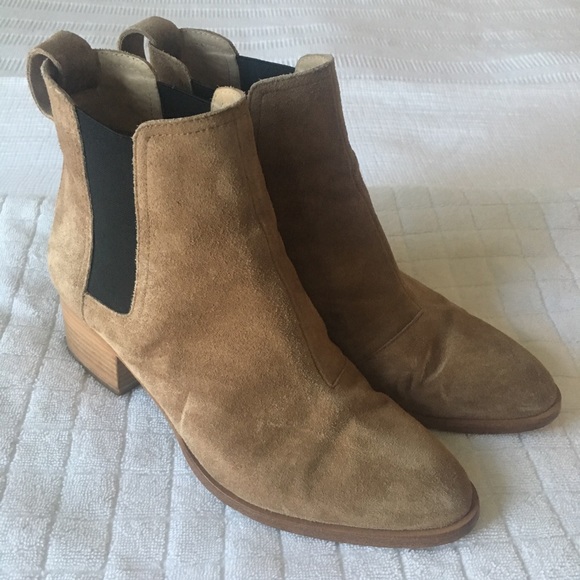 rag & bone Shoes - rag & bone Camel Suede Walker Bootie 7
